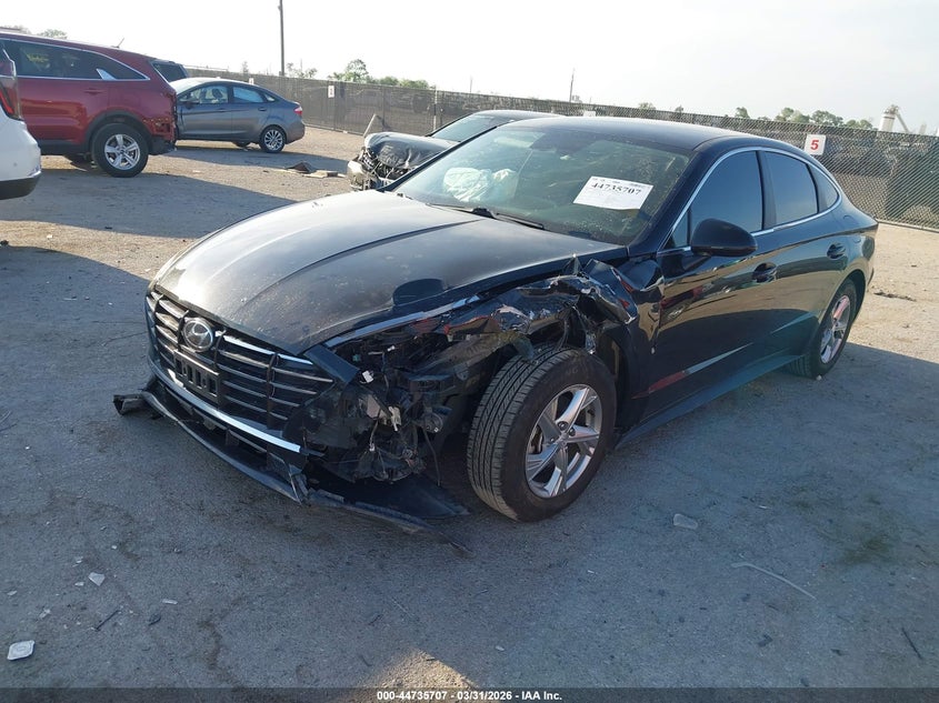2021 Hyundai Sonata VIN 5NPEG4JAXMH126813 IAAI salvage auction — LEFT FRONT, Wait Title, sold $3,100 on 2026-07-21 (photo 2)