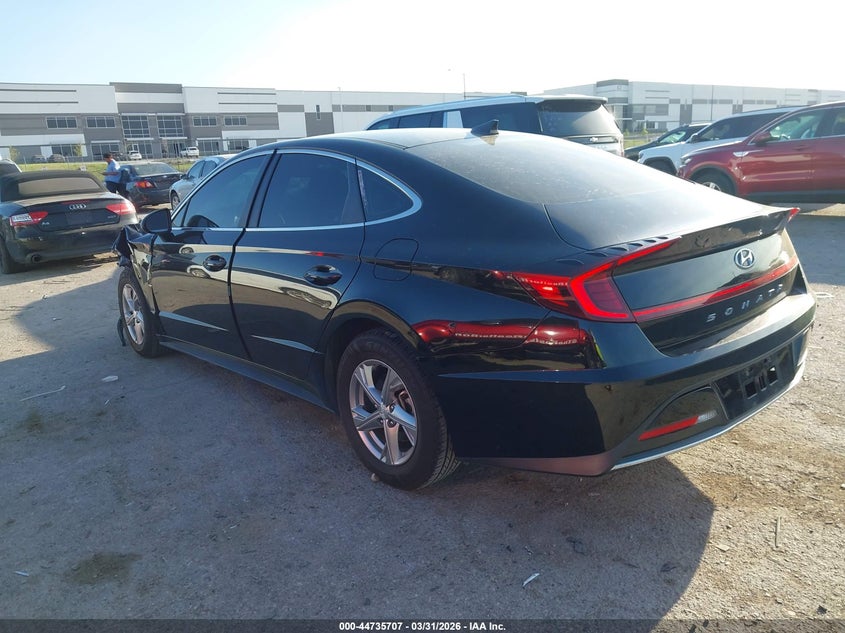 2021 Hyundai Sonata VIN 5NPEG4JAXMH126813 IAAI salvage auction — LEFT FRONT, Wait Title, sold $3,100 on 2026-07-21 (photo 3)