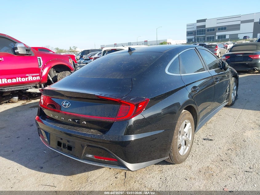 2021 Hyundai Sonata VIN 5NPEG4JAXMH126813 IAAI salvage auction — LEFT FRONT, Wait Title, sold $3,100 on 2026-07-21 (photo 4)