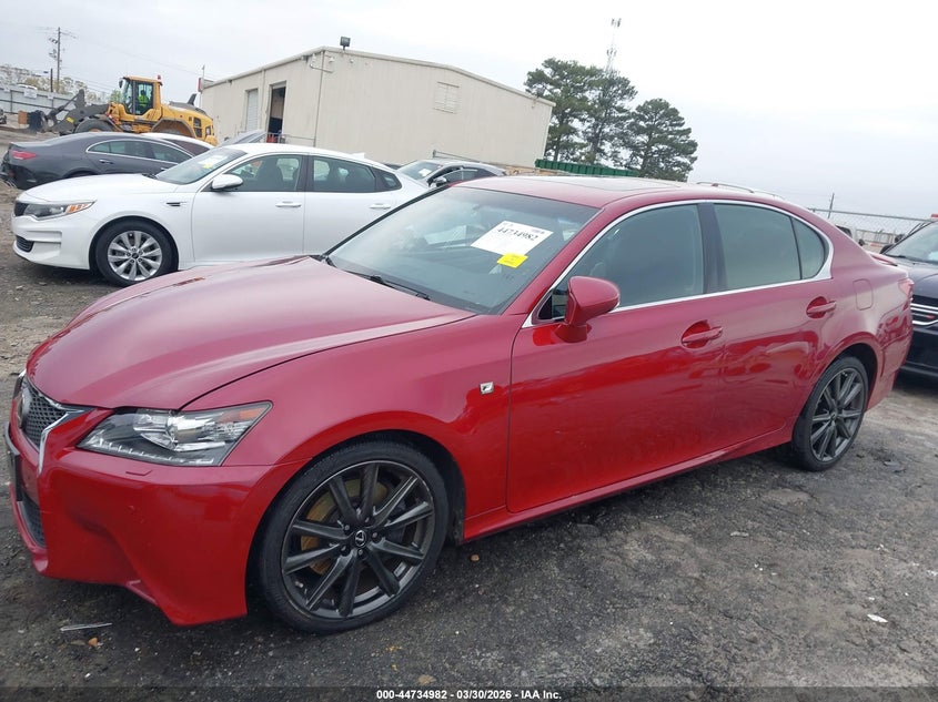 2013 Lexus Gs VIN JTHCE1BL1D5016792 IAAI salvage auction — SIDE, Wait Title, sold $2,800 on 2026-07-11 (photo 2)