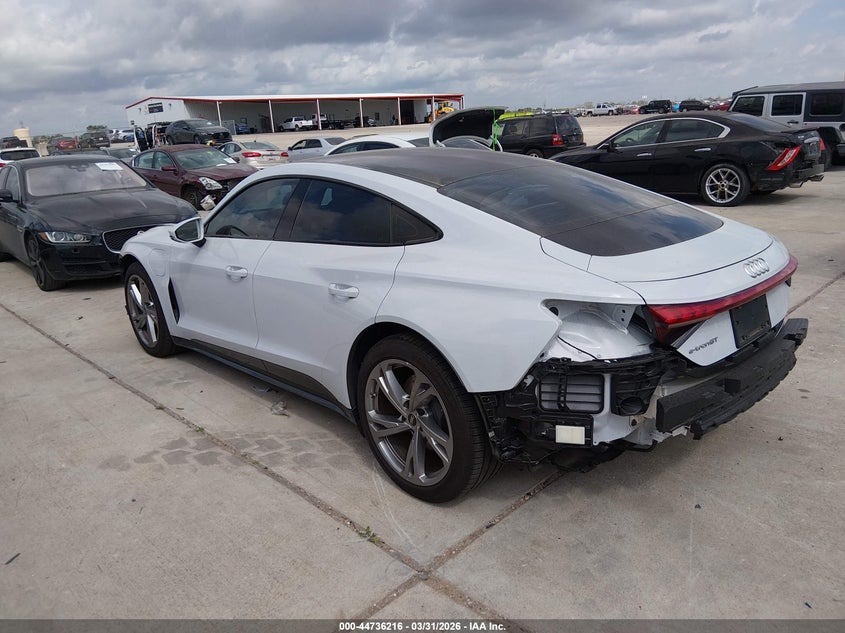 2024 Audi E-tron gt VIN WAUFJBFW1R7004445 IAAI salvage auction — Front & Rear, Original (Texas), sold $23,450 on 2026-06-18 (photo 3)