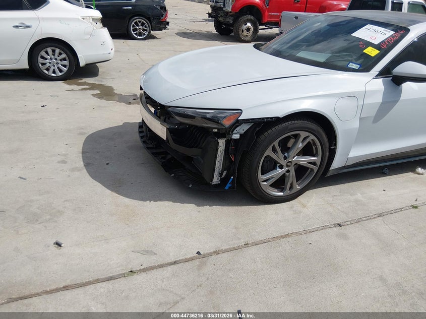 2024 Audi E-tron gt VIN WAUFJBFW1R7004445 IAAI salvage auction — Front & Rear, Original (Texas), sold $23,450 on 2026-06-18 (photo 6)