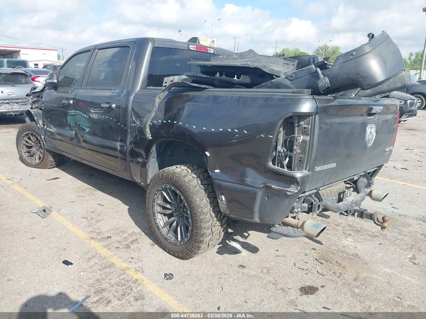 2021 Ram 1500 VIN 1C6SRFJT3MN638625 IAAI salvage auction — FRONT END, Wait Title, sold $9,100 on 2026-07-29 (photo 3)