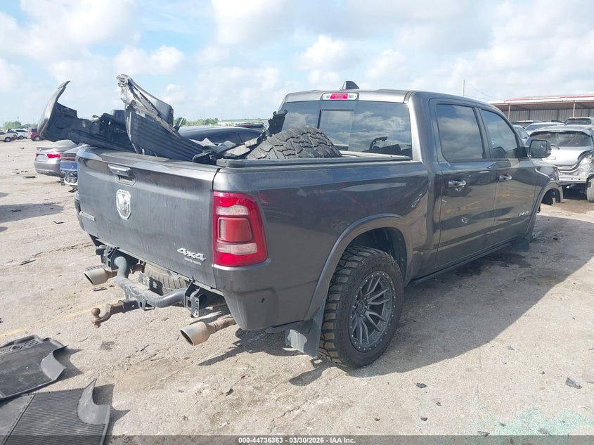 2021 Ram 1500 VIN 1C6SRFJT3MN638625 IAAI salvage auction — FRONT END, Wait Title, sold $9,100 on 2026-07-29 (photo 4)