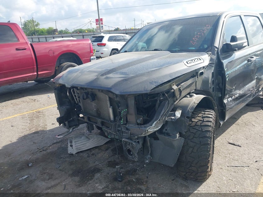 2021 Ram 1500 VIN 1C6SRFJT3MN638625 IAAI salvage auction — FRONT END, Wait Title, sold $9,100 on 2026-07-29 (photo 6)