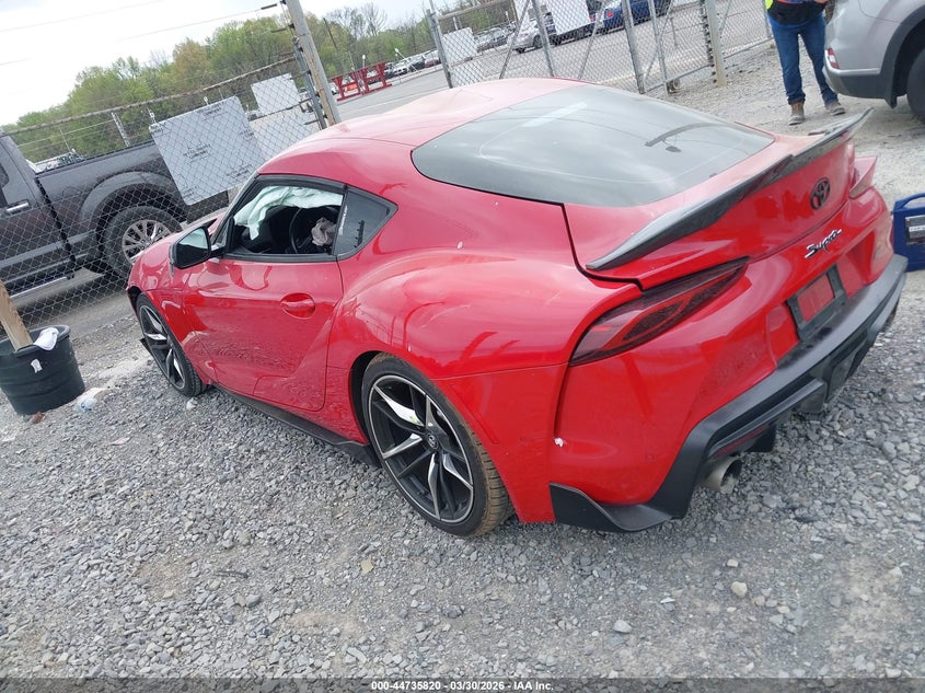 2021 Toyota Supra VIN WZ1DB0C00MW041644 IAAI salvage auction — FRONT END, Wait Title, sold $22,500 on 2026-07-06 (photo 3)