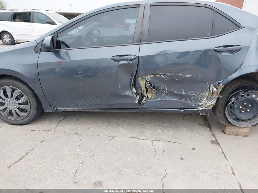2017 Toyota Corolla VIN 5YFBURHE9HP666857 IAAI salvage auction — LEFT SIDE, Original (Texas), sold $2,650 on 2026-07-08 (photo 6)