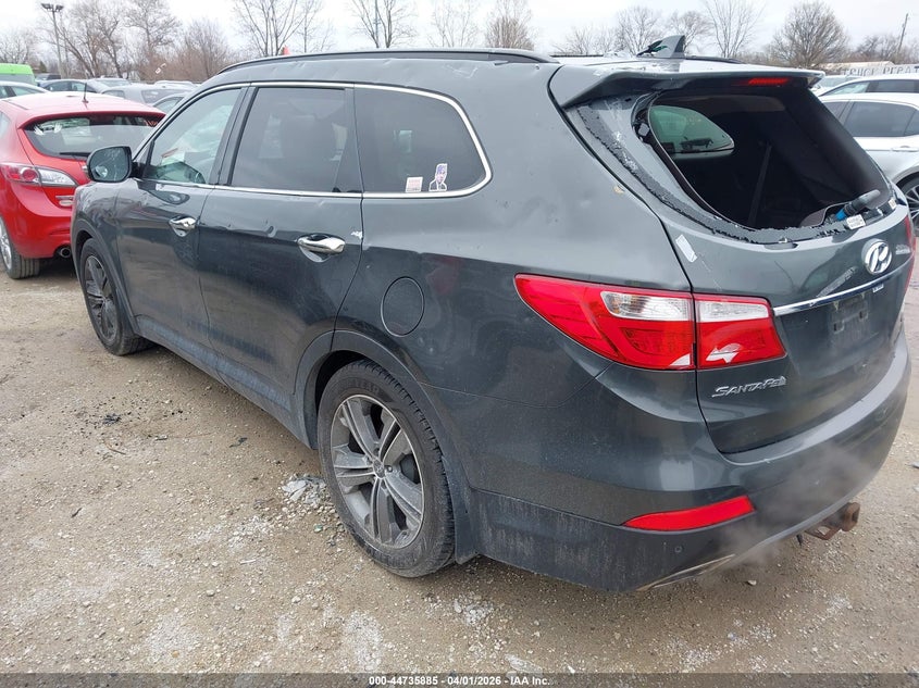 2014 Hyundai Santa fe VIN KM8SRDHF9EU075399 IAAI salvage auction — HAIL, Salvage (Iowa), sold $2,200 on 2026-07-28 (photo 3)