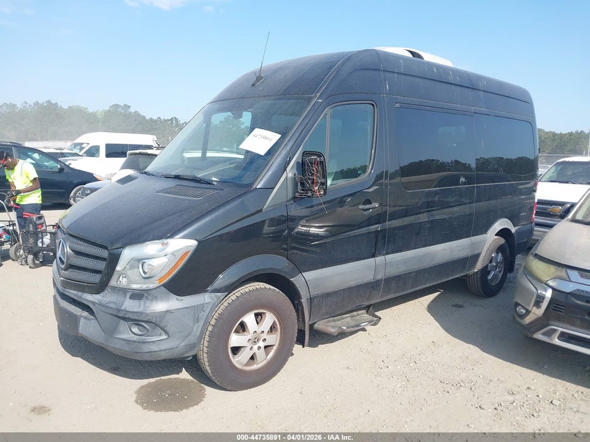 2018 Mercedes-benz Sprinter VIN WDZPE7CD2JP606478 IAAI salvage auction — REAR END, Wait Title, sold $10,100 on 2026-07-16 (photo 2)