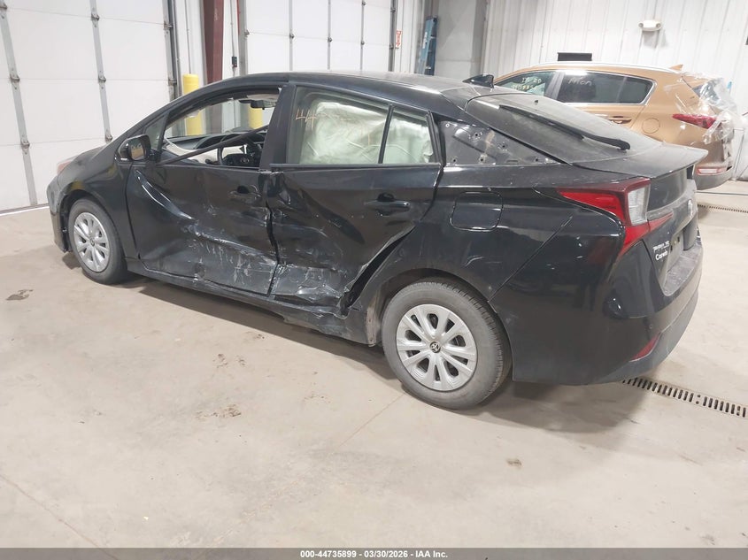 2019 Toyota Prius VIN JTDKARFU5K3076819 IAAI salvage auction — LEFT SIDE, Salvage (North Dakota), sold $2,750 on 2026-07-16 (photo 3)