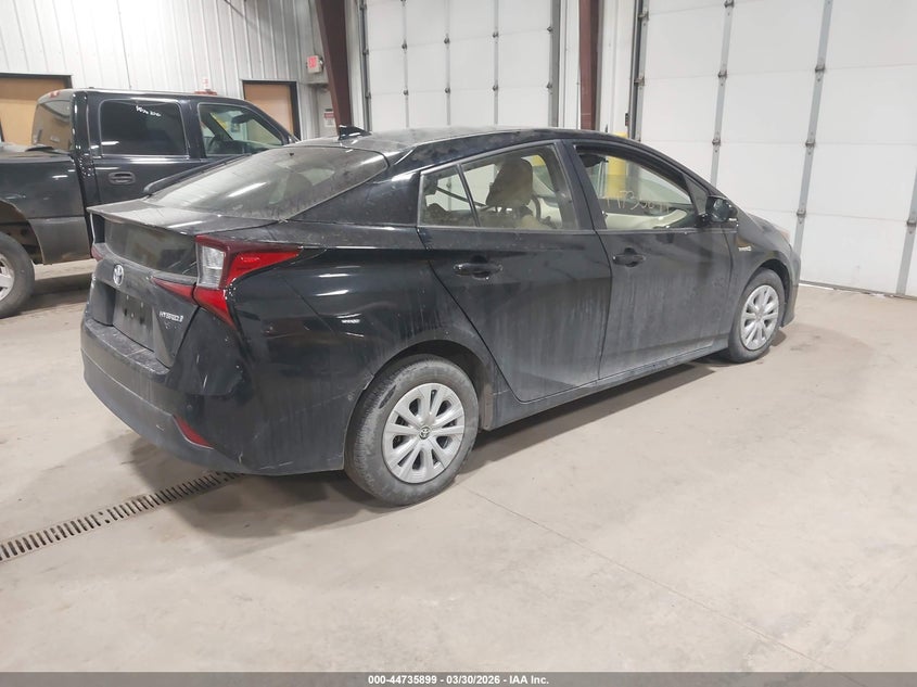 2019 Toyota Prius VIN JTDKARFU5K3076819 IAAI salvage auction — LEFT SIDE, Salvage (North Dakota), sold $2,750 on 2026-07-16 (photo 4)