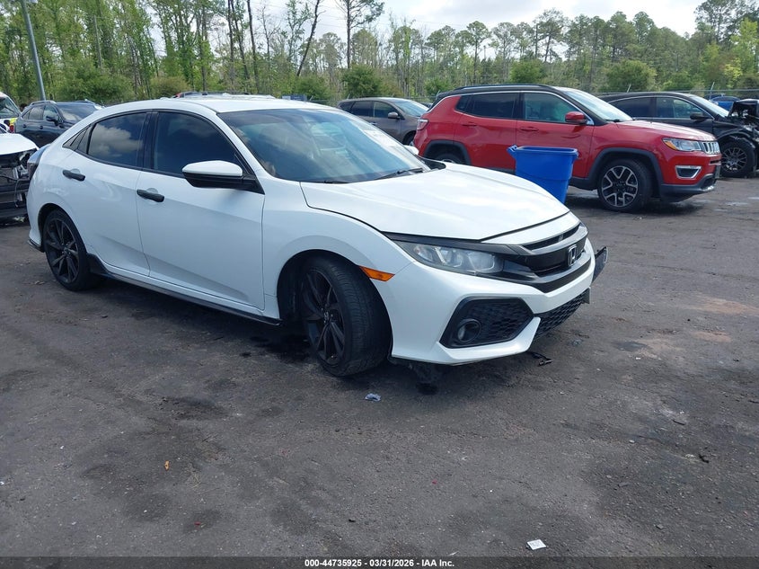 2019 Honda Civic VIN SHHFK7H46KU207872 IAAI salvage auction — LEFT FRONT, Wait Title, sold $4,650 on 2026-07-07 (photo 1)