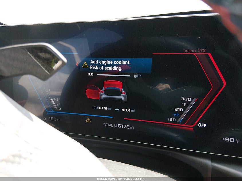 2025 BMW M4 VIN WBS33HK09SCU33990 IAAI salvage auction — FRONT END, Wait Title, sold $24,100 on 2026-10-06 (photo 7)