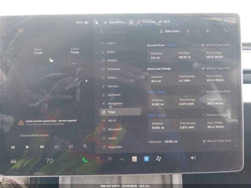 2025 Tesla Model 3 VIN 5YJ3E1EB5SF897979 IAAI salvage auction — ROLLOVER, Wait Title, sold $7,975 on 2026-07-08 (photo 7)