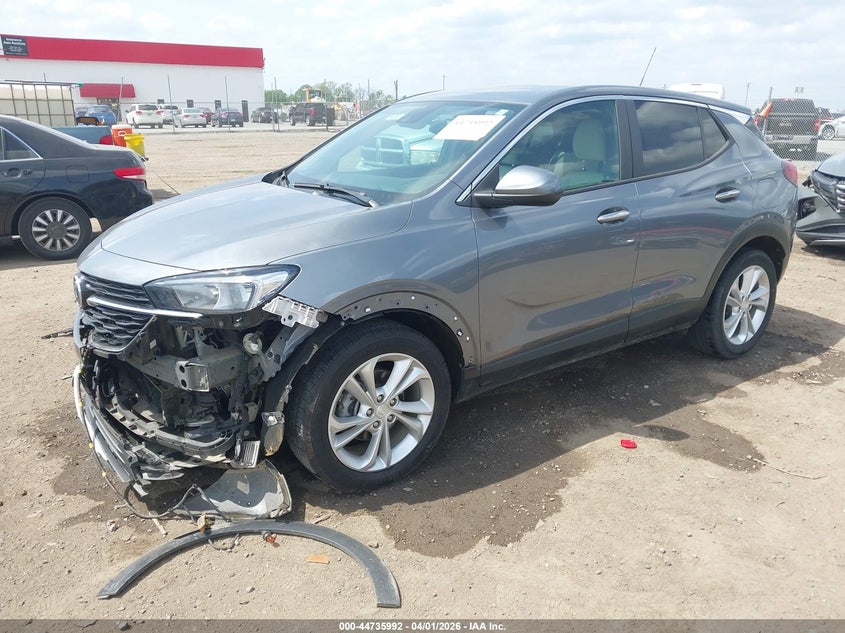 2021 Buick Encore gx VIN KL4MMBS29MB100019 IAAI salvage auction — FRONT END, Salvage (Arkansas), sold $3,550 on 2026-07-15 (photo 2)