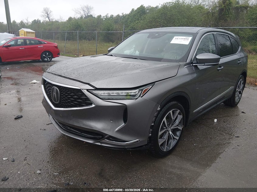 2022 Acura Mdx VIN 5J8YD9H41NL009364 IAAI salvage auction — FRONT END, Salvage (Louisiana), sold $12,300 on 2026-07-28 (photo 2)