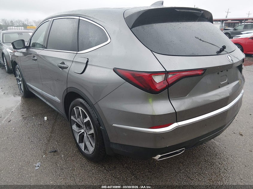 2022 Acura Mdx VIN 5J8YD9H41NL009364 IAAI salvage auction — FRONT END, Salvage (Louisiana), sold $12,300 on 2026-07-28 (photo 3)