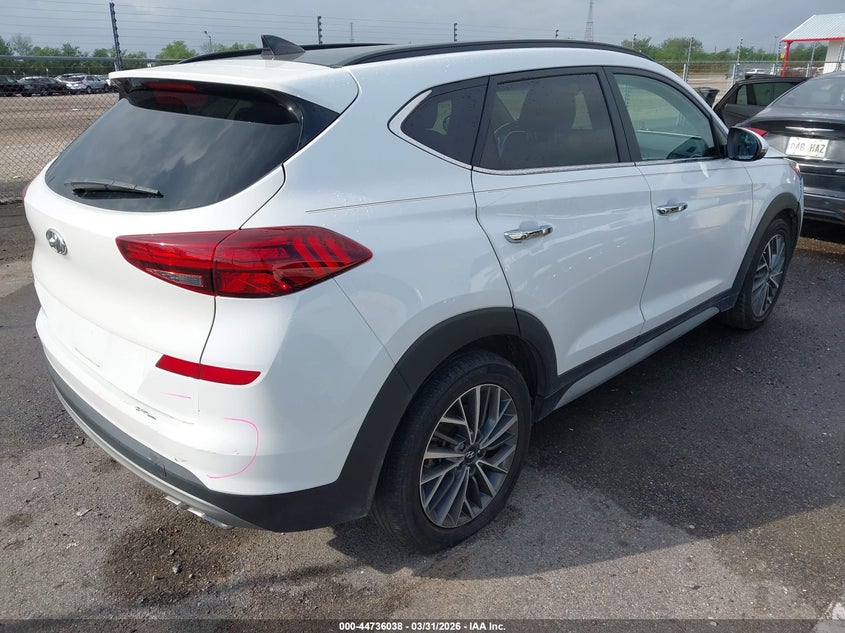 2021 Hyundai Tucson VIN KM8J33ALXMU403418 IAAI salvage auction — LEFT FRONT, Wait Title, sold $5,050 on 2026-07-13 (photo 4)