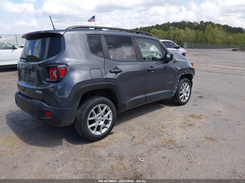2022 Jeep Renegade VIN ZACNJDB19NPN78614 IAAI salvage auction — FRONT END, Salvage (Mississippi), sold $1,000 on 2026-07-22 (photo 4)