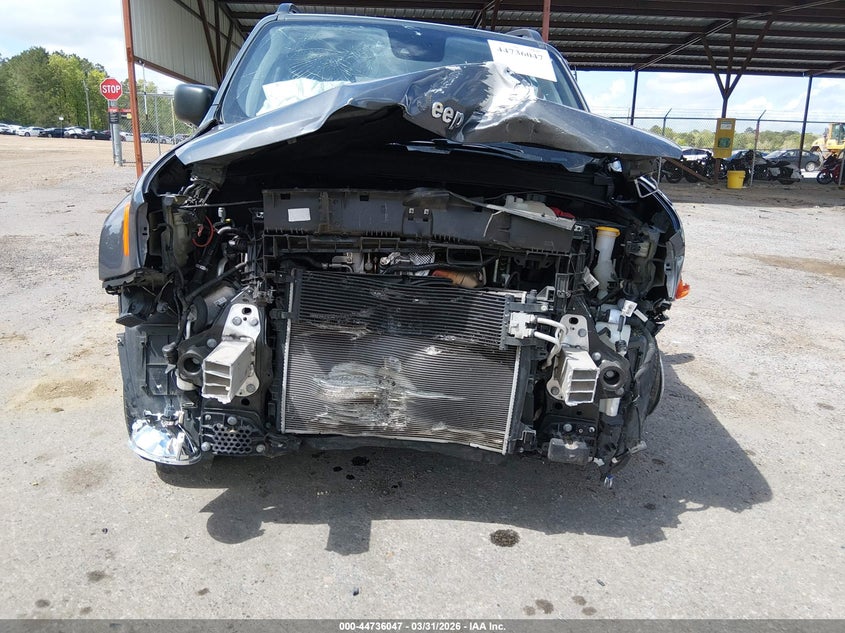 2022 Jeep Renegade VIN ZACNJDB19NPN78614 IAAI salvage auction — FRONT END, Salvage (Mississippi), sold $1,000 on 2026-07-22 (photo 6)