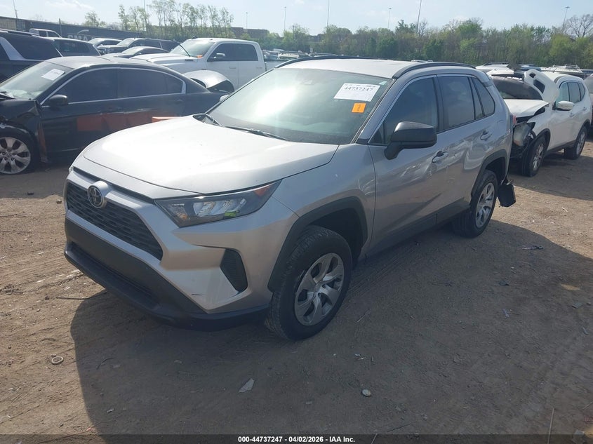 2021 Toyota Rav 4 VIN 2T3H1RFV2MC116309 IAAI salvage auction — REAR END, Salvage Title, sold $7,600 on 2026-07-30 (photo 2)