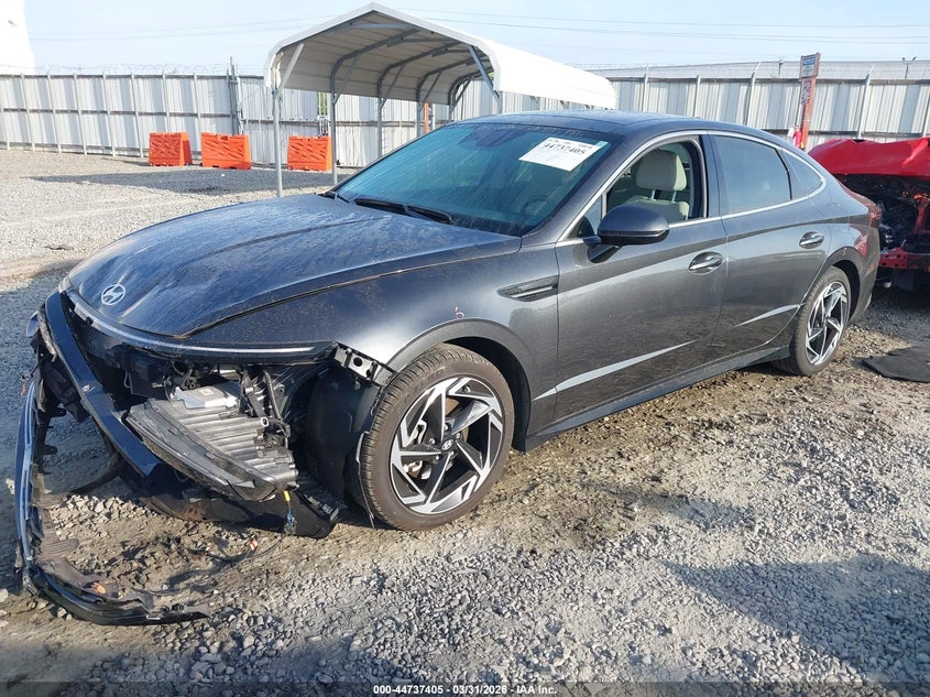 2024 Hyundai Sonata VIN KMHL14JA5RA382294 IAAI salvage auction — FRONT END, Salvage (Georgia), sold $7,700 on 2026-07-06 (photo 2)