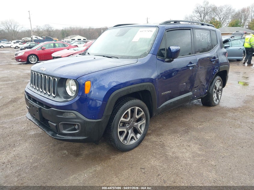 2017 Jeep Renegade VIN ZACCJBBB7HPF45557 IAAI salvage auction — LEFT SIDE, Clear (Indiana), sold $2,250 on 2026-07-07 (photo 2)
