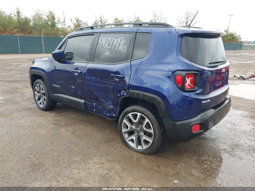 2017 Jeep Renegade VIN ZACCJBBB7HPF45557 IAAI salvage auction — LEFT SIDE, Clear (Indiana), sold $2,250 on 2026-07-07 (photo 3)