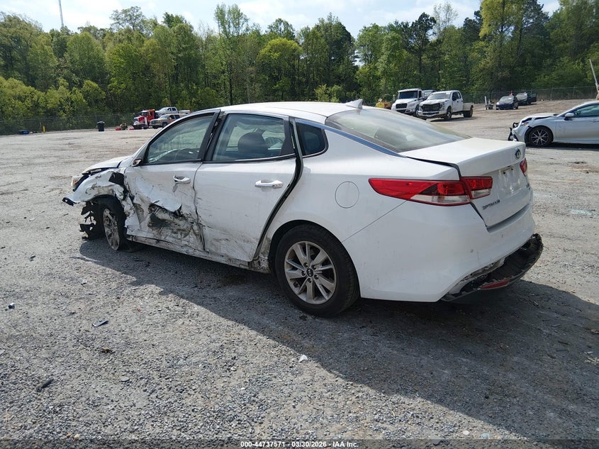 2016 Kia Optima VIN 5XXGT4L32GG035294 IAAI salvage auction — SIDE, Wait Title, sold $375 on 2026-07-22 (photo 3)