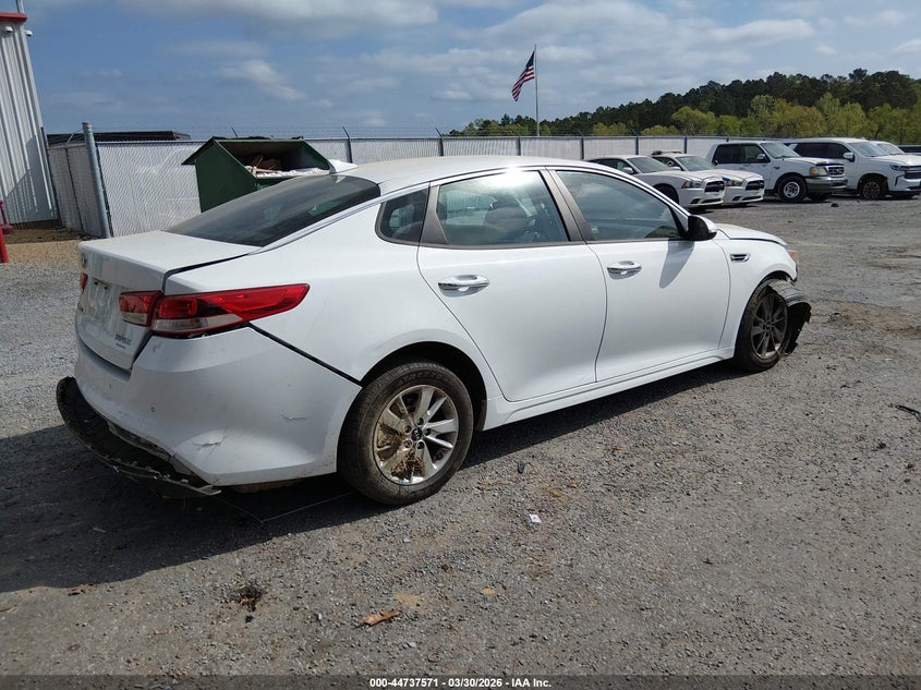 2016 Kia Optima VIN 5XXGT4L32GG035294 IAAI salvage auction — SIDE, Wait Title, sold $375 on 2026-07-22 (photo 4)