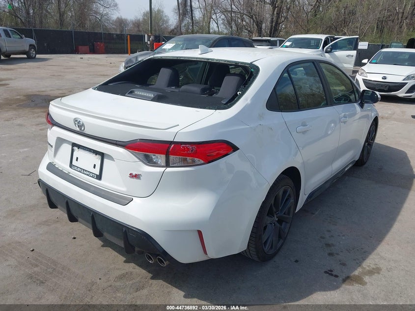 2023 Toyota Corolla VIN JTDP4MCE0PJ102582 IAAI salvage auction — HAIL, Salvage (Kansas), sold $10,200 on 2026-07-29 (photo 4)