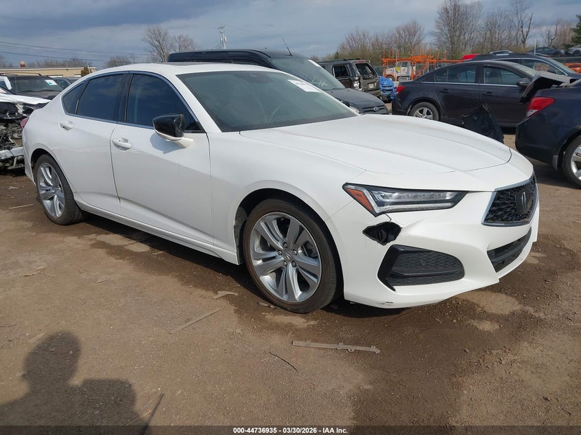 2021 Acura Tlx VIN 19UUB5F43MA014348 IAAI salvage auction — REAR END, Salvage (Ohio), sold $9,500 on 2026-08-30 (photo 1)