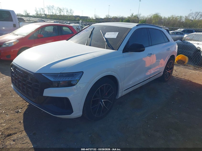 2023 Audi Sq8 VIN WA1AWBF13PD008606 IAAI salvage auction — REAR END, Clear (Tennessee), sold $47,050 on 2026-07-06 (photo 2)