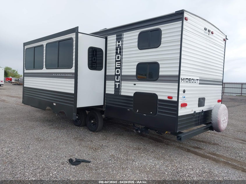 2022 Keystone Hideout VIN 4YDTH1M22N7241576 IAAI salvage auction — HAIL, Regular Certificate (Iowa), sold $7,750 on 2026-08-25 (photo 3)