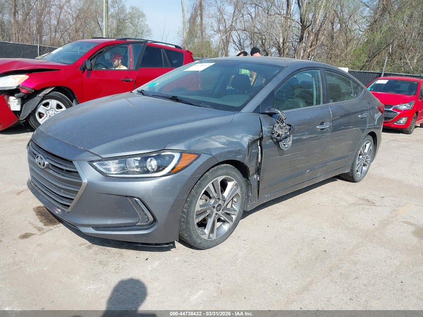 2017 Hyundai Elantra VIN KMHD84LF3HU297198 IAAI salvage auction — LEFT SIDE, Salvage (Kansas), sold $1,000 on 2026-07-29 (photo 2)