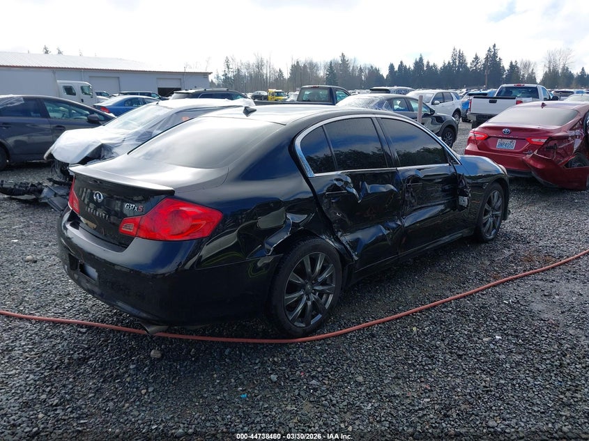 2012 Infiniti G VIN JN1CV6AR0CM672039 IAAI salvage auction — RIGHT SIDE, Wait Title, sold $825 on 2026-07-22 (photo 4)