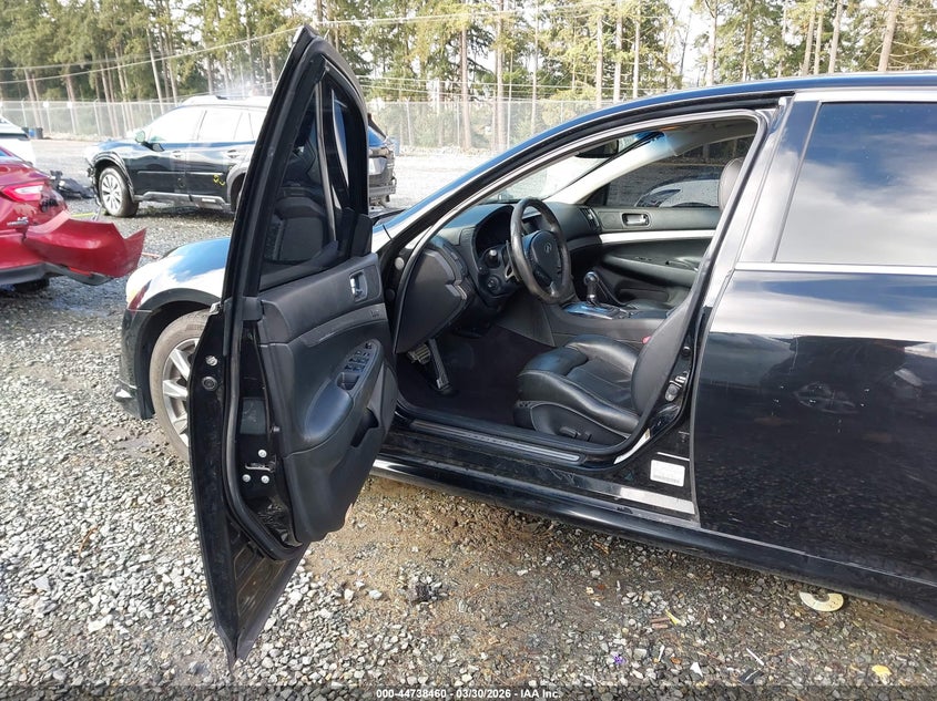2012 Infiniti G VIN JN1CV6AR0CM672039 IAAI salvage auction — RIGHT SIDE, Wait Title, sold $825 on 2026-07-22 (photo 5)