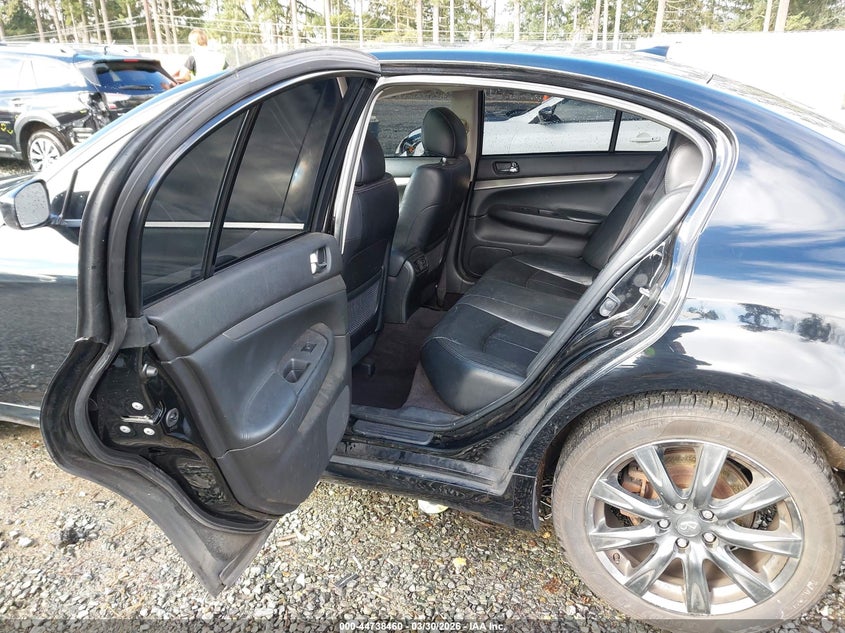 2012 Infiniti G VIN JN1CV6AR0CM672039 IAAI salvage auction — RIGHT SIDE, Wait Title, sold $825 on 2026-07-22 (photo 8)