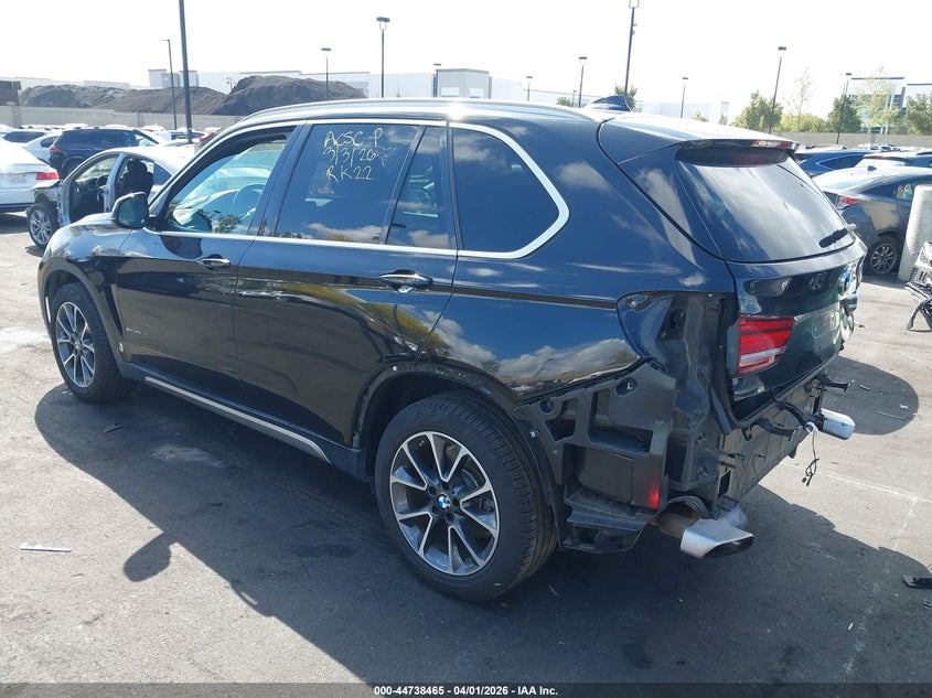 2018 BMW X5 VIN 5UXKR0C54J0X97729 IAAI salvage auction — REAR END, Wait Title, sold $6,500 on 2026-07-10 (photo 3)