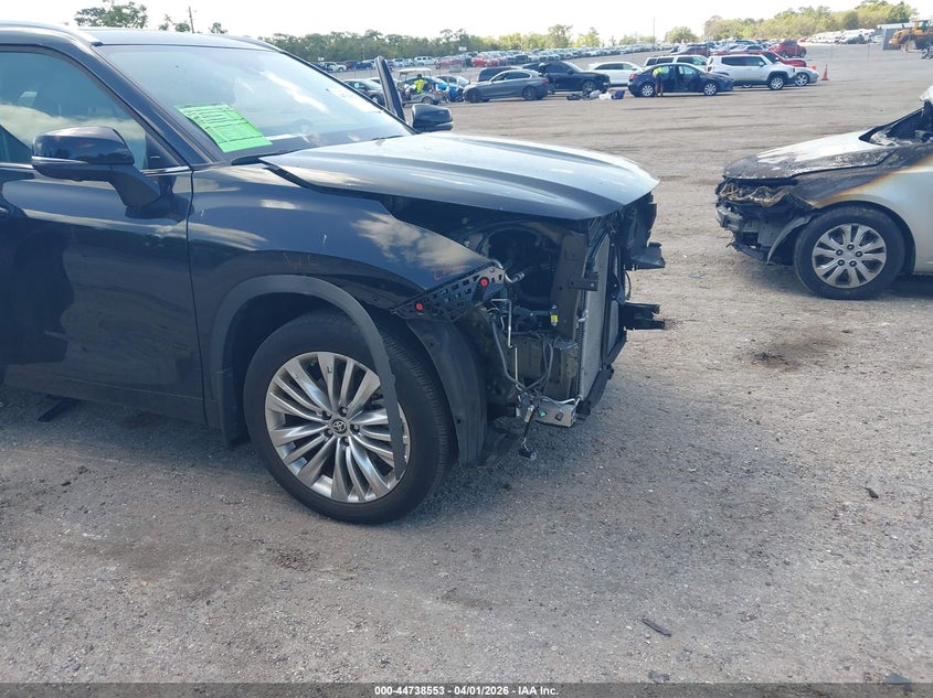 2024 Toyota Highlander VIN 5TDKDRAH4RS540189 IAAI salvage auction — FRONT END, Wait Title, sold $16,075 on 2026-07-16 (photo 6)