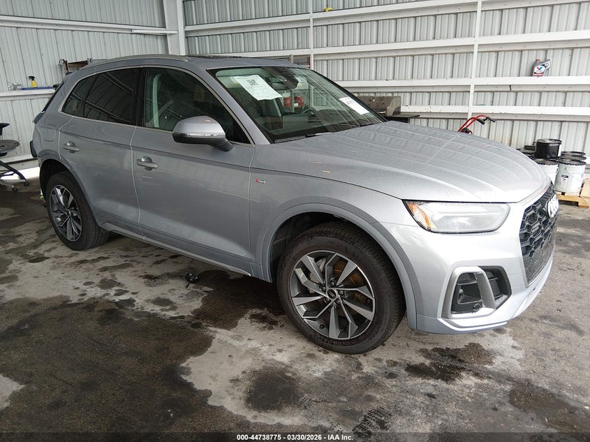 2023 Audi Q5 VIN WA1EAAFY6P2114230 IAAI salvage auction — REAR END, Rebuildable (Florida), sold $17,500 on 2026-07-30 (photo 1)