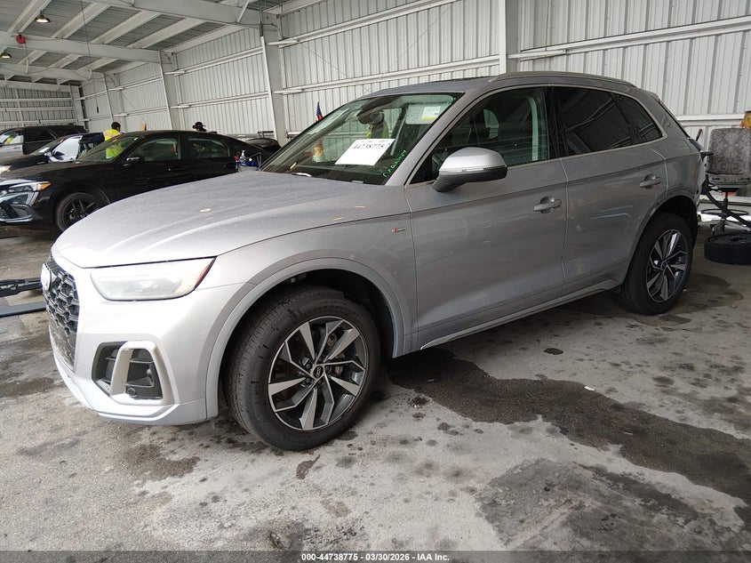 2023 Audi Q5 VIN WA1EAAFY6P2114230 IAAI salvage auction — REAR END, Rebuildable (Florida), sold $17,500 on 2026-07-30 (photo 2)