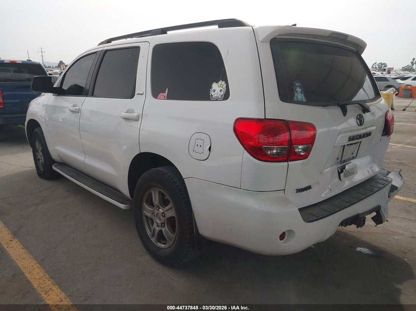 2010 Toyota Sequoia VIN 5TDZM5G19AS002321 IAAI salvage auction — REAR END, Salvage (California), sold $2,400 on 2026-07-29 (photo 3)