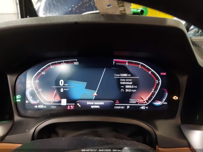 2019 BMW 3er VIN WBA5R7C57KFH32573 IAAI salvage auction — FRONT END, Wait Title, sold $10,325 on 2026-07-23 (photo 7)