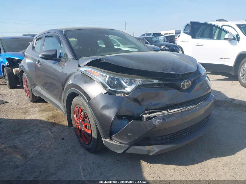 2019 Toyota C-hr VIN JTNKHMBX0K1053079 IAAI salvage auction — FRONT & REAR, Clear (Oklahoma), sold $3,300 on 2026-07-09 (photo 1)
