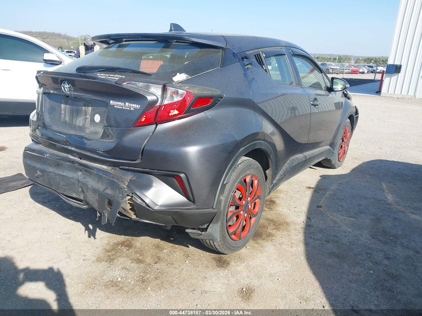 2019 Toyota C-hr VIN JTNKHMBX0K1053079 IAAI salvage auction — FRONT & REAR, Clear (Oklahoma), sold $3,300 on 2026-07-09 (photo 4)