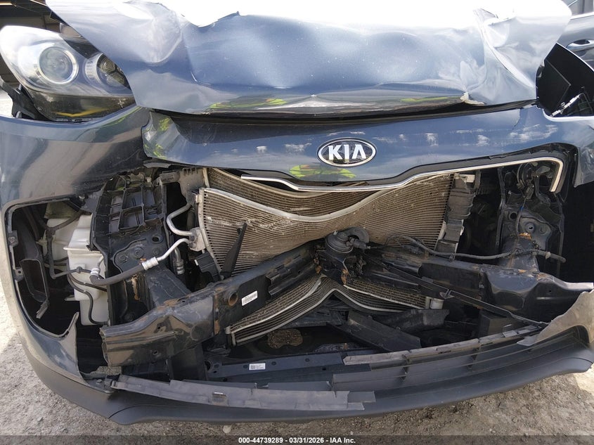 2018 Kia Sportage VIN KNDPM3AC3J7479892 IAAI salvage auction — FRONT END, Original (Kentucky), sold $1,900 on 2026-07-13 (photo 6)