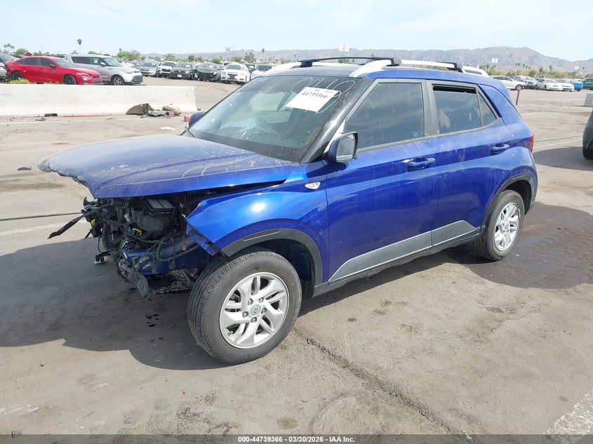 2020 Hyundai Venue VIN KMHRC8A32LU047254 IAAI salvage auction — RIGHT FRONT, Salvage (Arizona), sold $700 on 2026-07-21 (photo 2)