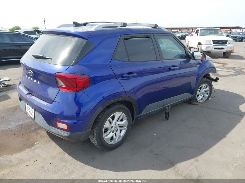 2020 Hyundai Venue VIN KMHRC8A32LU047254 IAAI salvage auction — RIGHT FRONT, Salvage (Arizona), sold $700 on 2026-07-21 (photo 4)