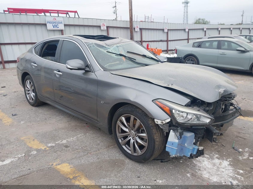 2018 Infiniti Q70 VIN JN1BY1AP5JM180320 IAAI salvage auction — ALL OVER, Wait Title, sold $725 on 2026-07-29 (photo 1)